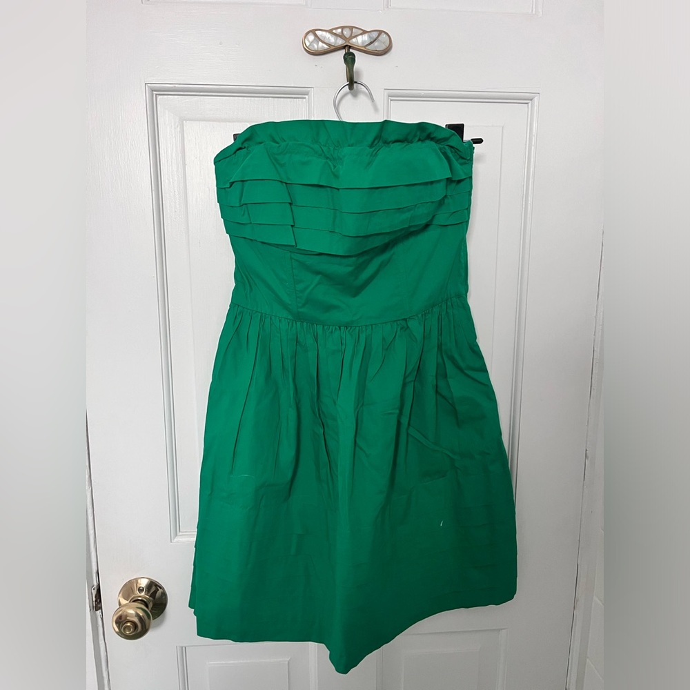 Jack by BB Dakota strapless dress size XS Kelly green